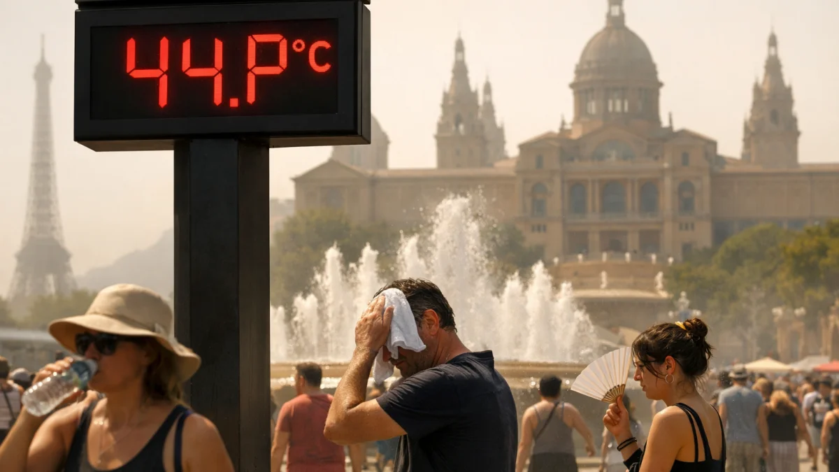 Extreme Heatwave Shatters Temperature Records Across Multiple European Nations