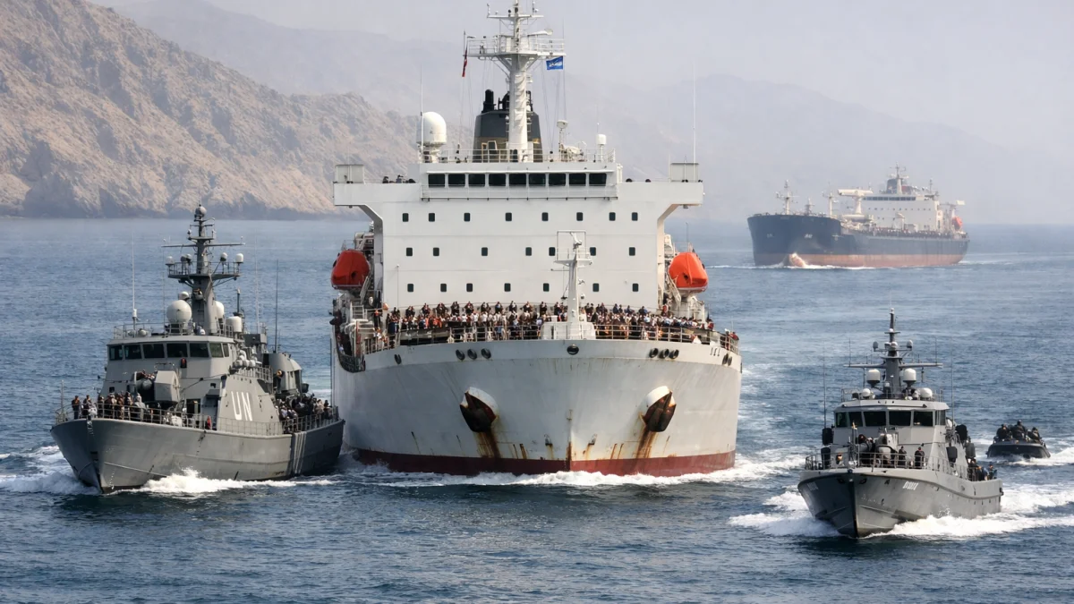 Ships Begin Sailing Through Strait of Hormuz Under UN Evacuation Scheme