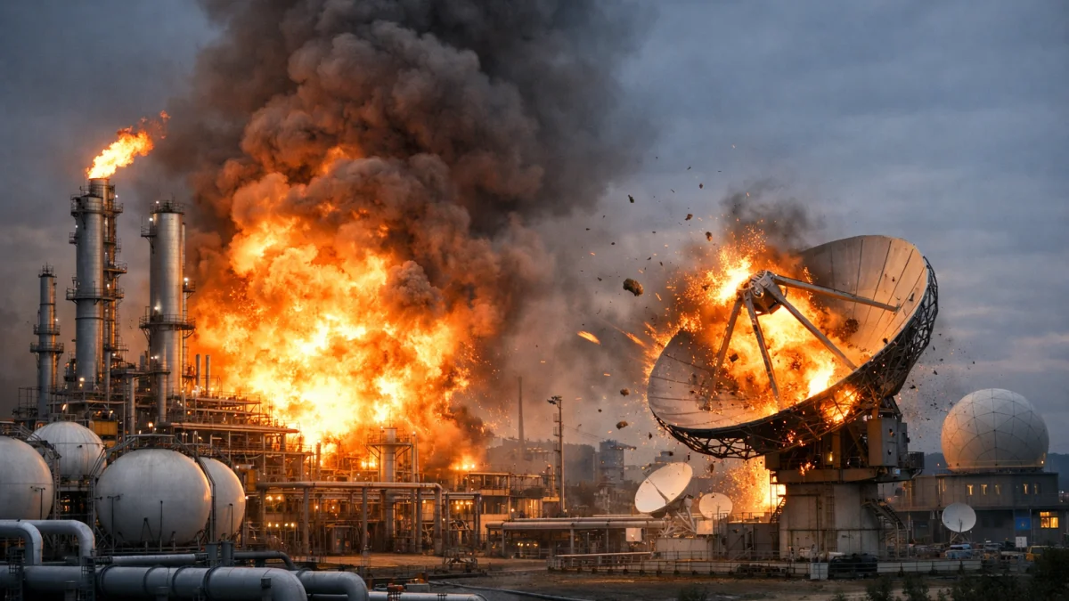 Ukraine Conducts Long-Range Strikes on Russian Natural Gas and Satellite Facilities