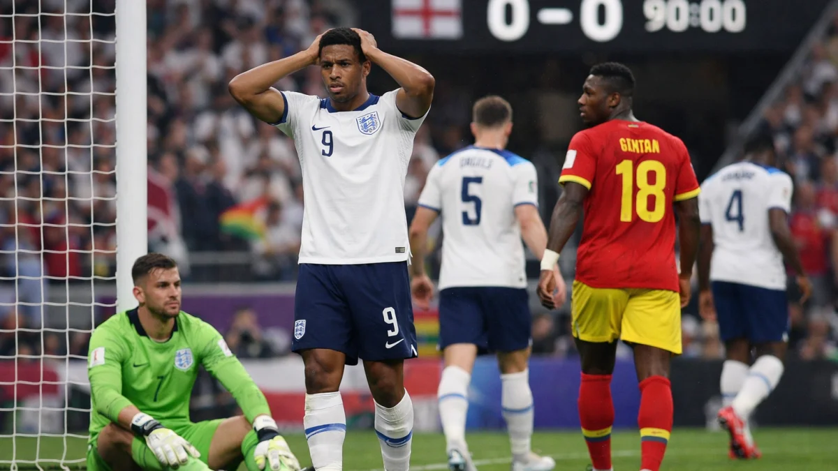 England and Ghana Play to Scoreless Draw in World Cup Group Stage