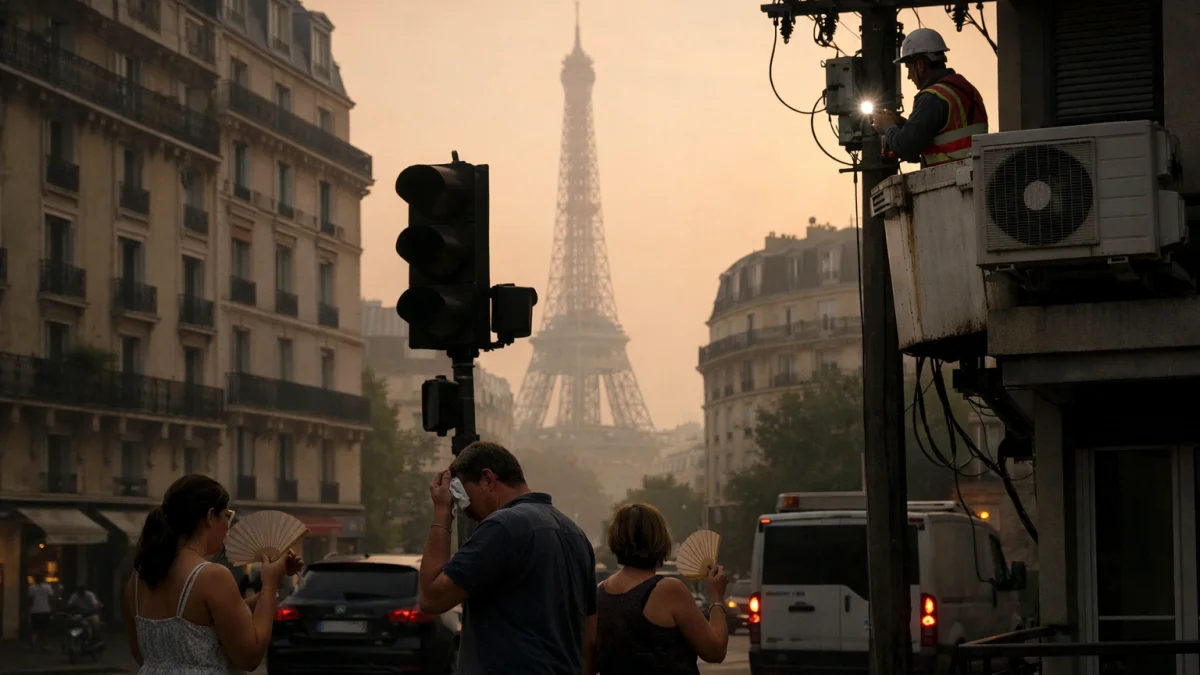 Power Outages Disrupt France During Record-Breaking Heatwave