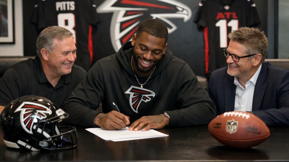 Falcons Sign Tight End Kyle Pitts to Major Contract Extension