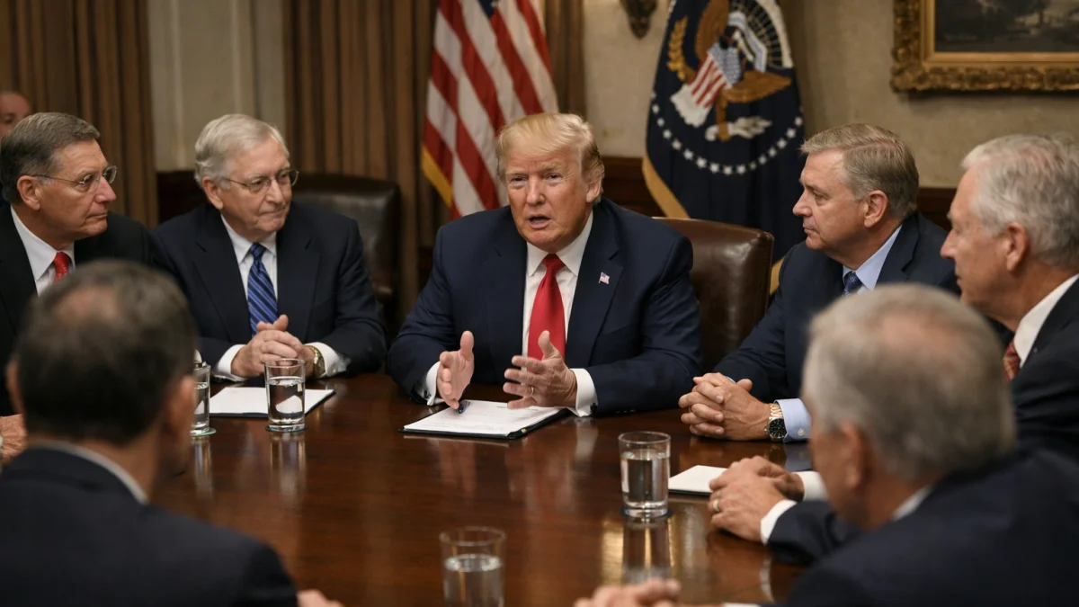 Trump Meets GOP Senators Amid Tensions Over Iran Policy