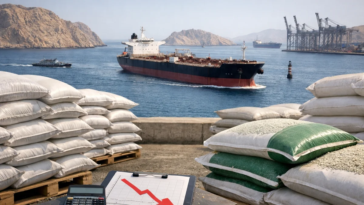Fertilizer Prices Fall Following Reopening of Strait of Hormuz