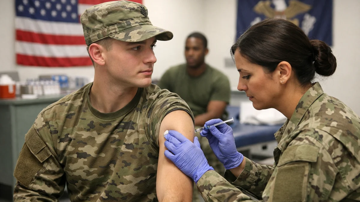 Military Branches Require Flu Vaccines for New Recruits