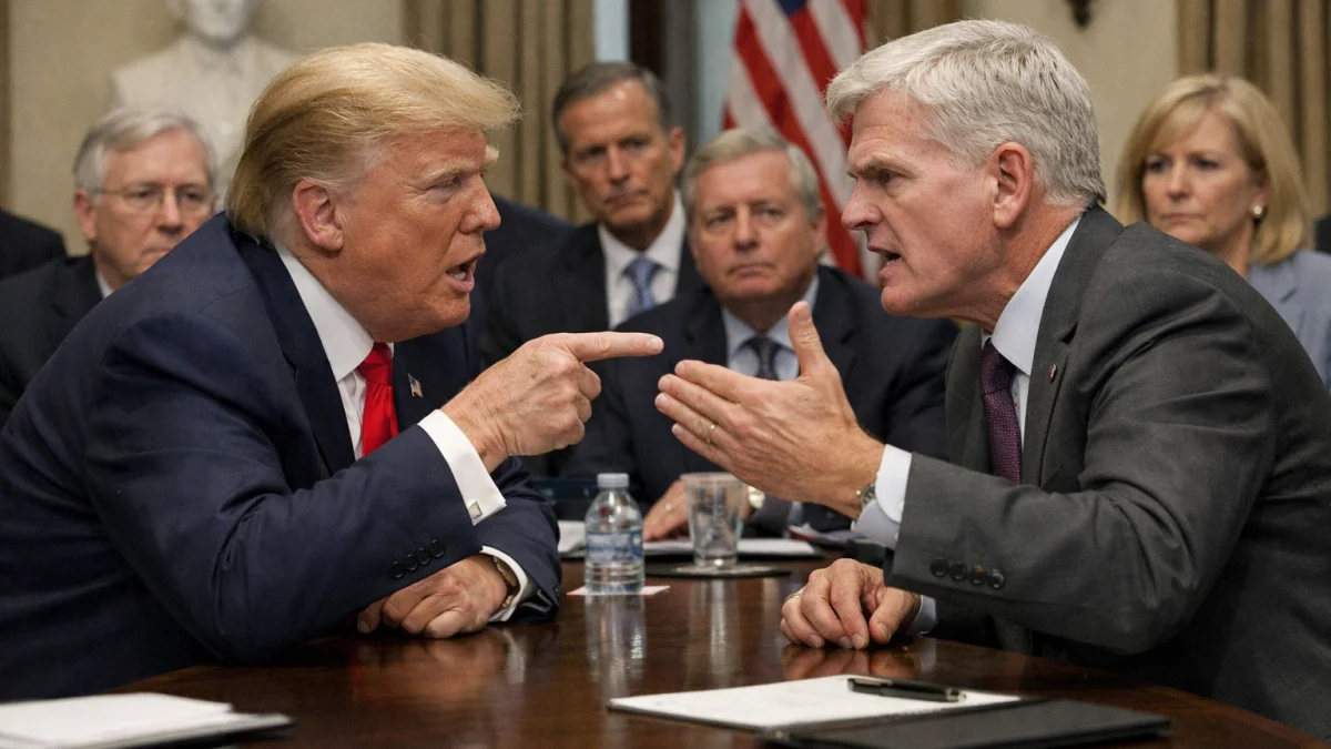 Trump Clashes With Senator Cassidy During Capitol Meeting