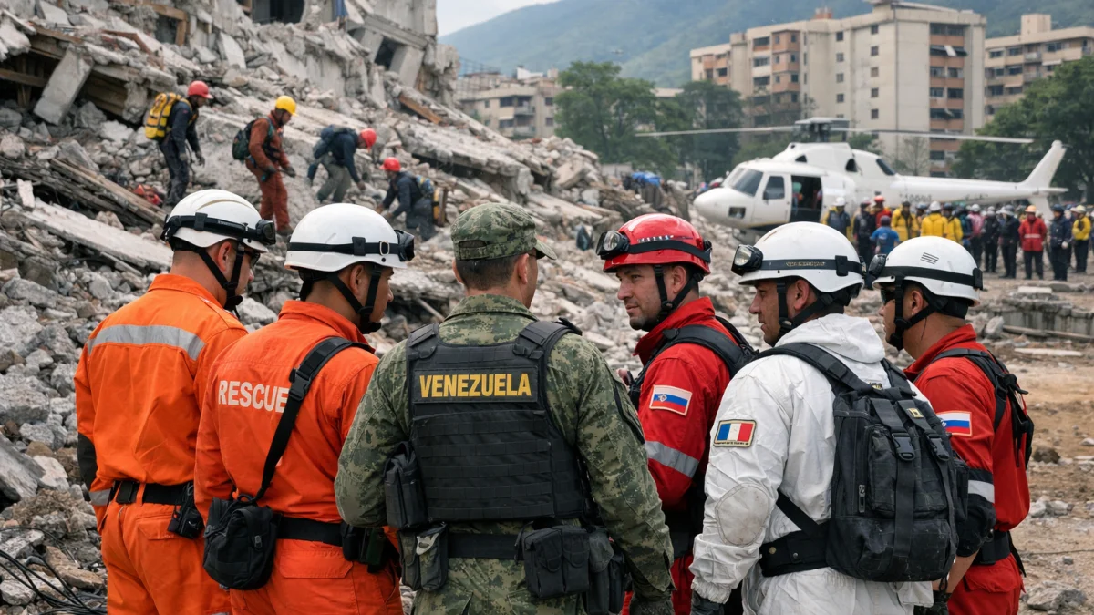 Neighbors Send Rescue Teams to Quake-Hit Venezuela