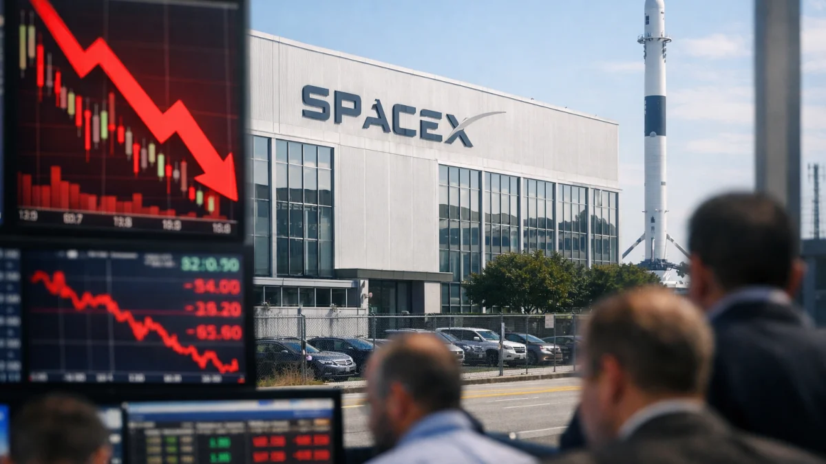 SpaceX Market Value Drops Following Bond Yield Rise