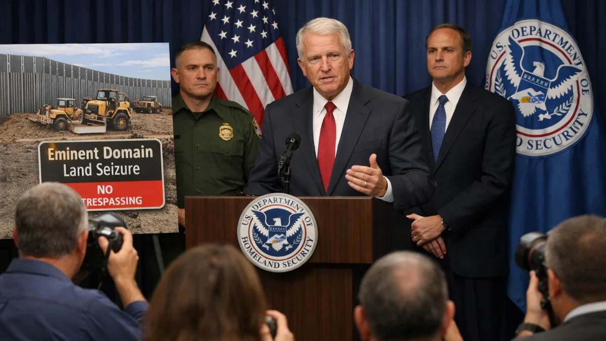Trump Administration Advances Eminent Domain for Border Projects