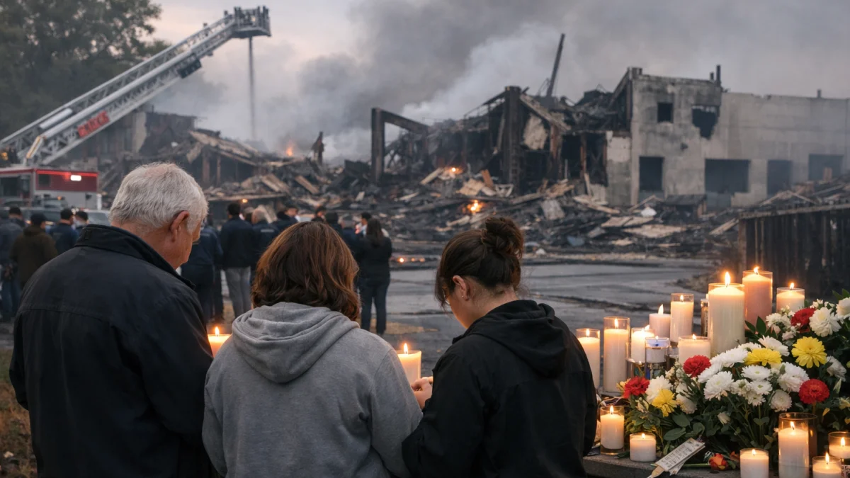 South Jersey Community Mourns After Factory Fire