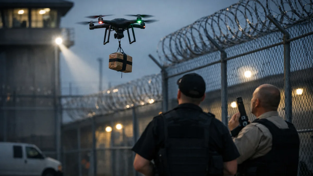 Drones Used to Smuggle Contraband Into Prisons Prompt Charges Against 12