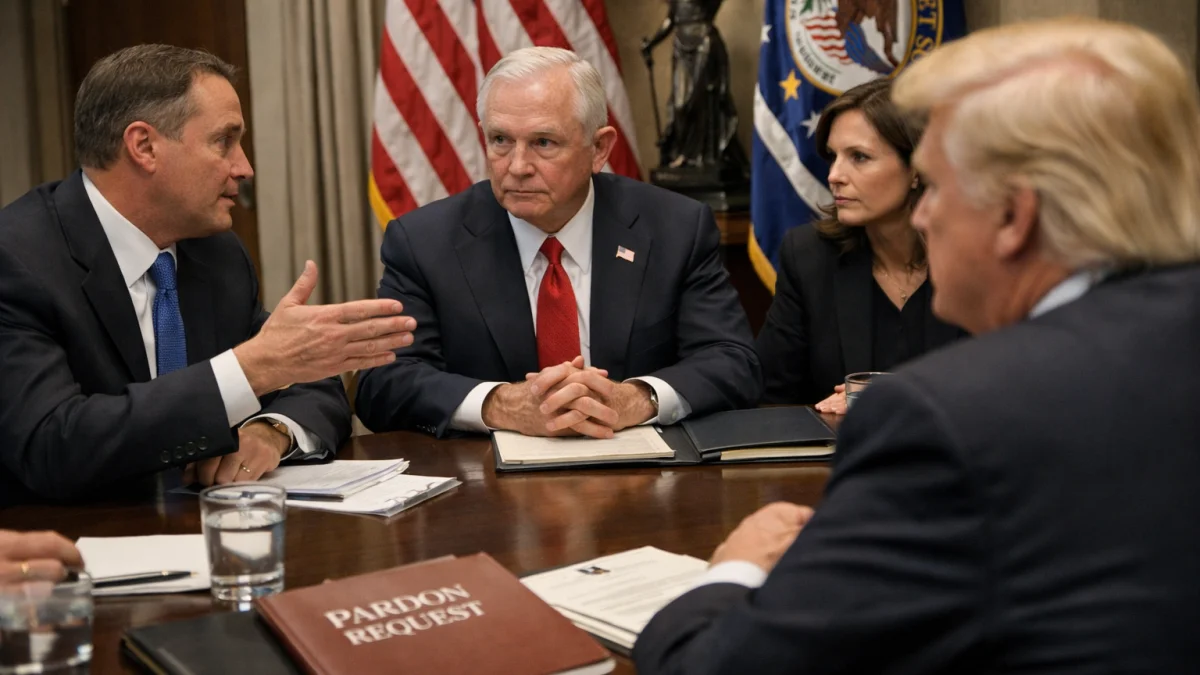 Trump-Linked Firm Engaged in Lobbying Efforts for Pardons