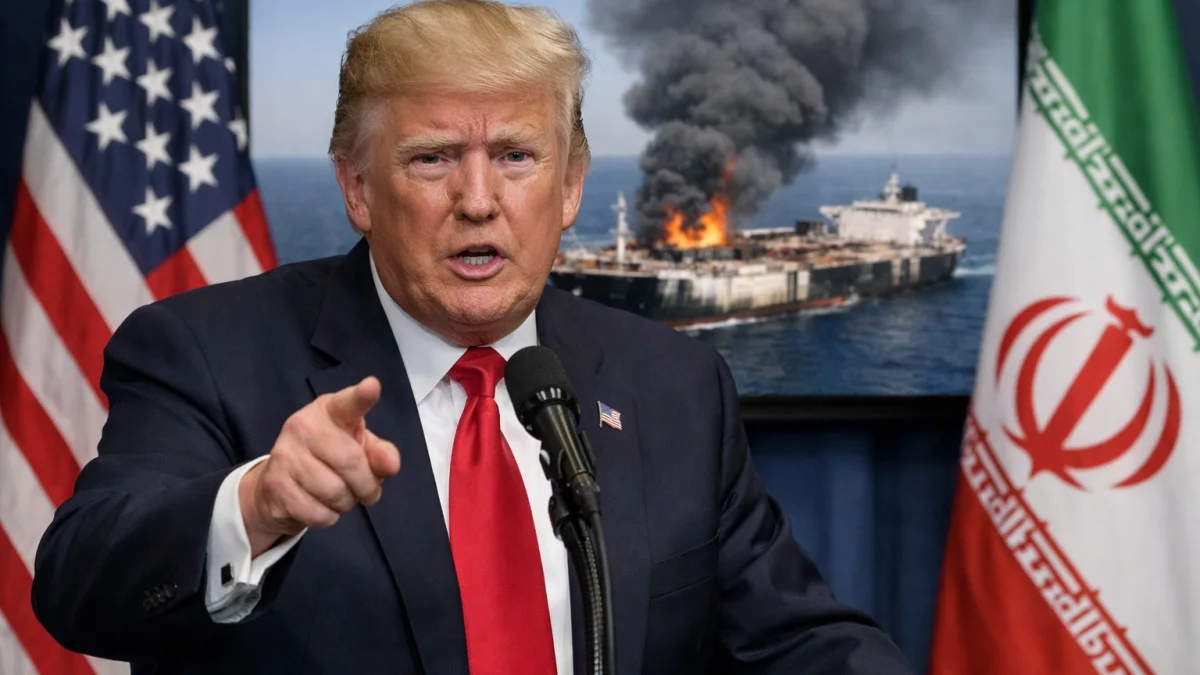 Trump Accuses Iran of Violating Ceasefire Agreement After Ship Attack in Hormuz