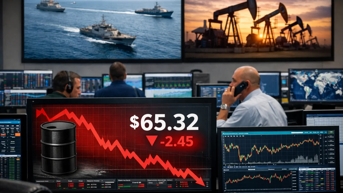 Oil Prices Drop Further Following Tensions in Strait of Hormuz and Global Supply Concerns
