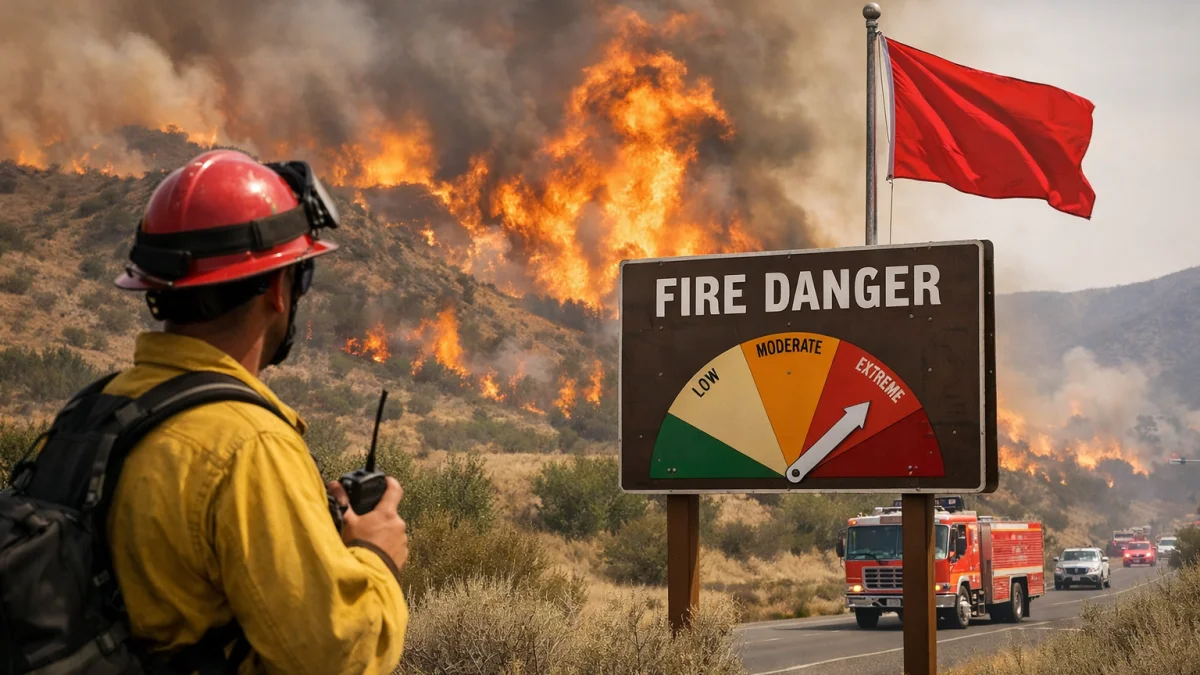 Historic Red Flag Warning Issued in Utah as Wildfires Rage Across the State