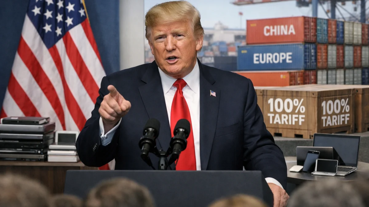 Trump Threatens 100 Percent Tariffs on Countries Imposing Digital Services Taxes