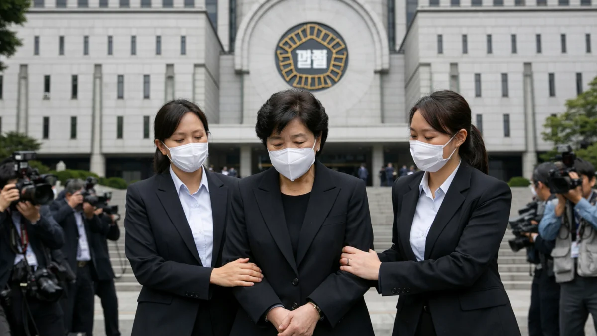 South Korean Ex-First Lady Sentenced in Bribery Scandal Involving Education Funds