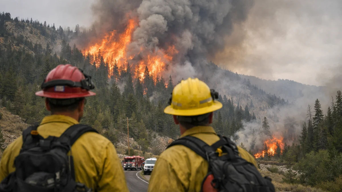 Utah Declares Emergency as Largest Wildfire in US Burns Through Forests Amid High Winds