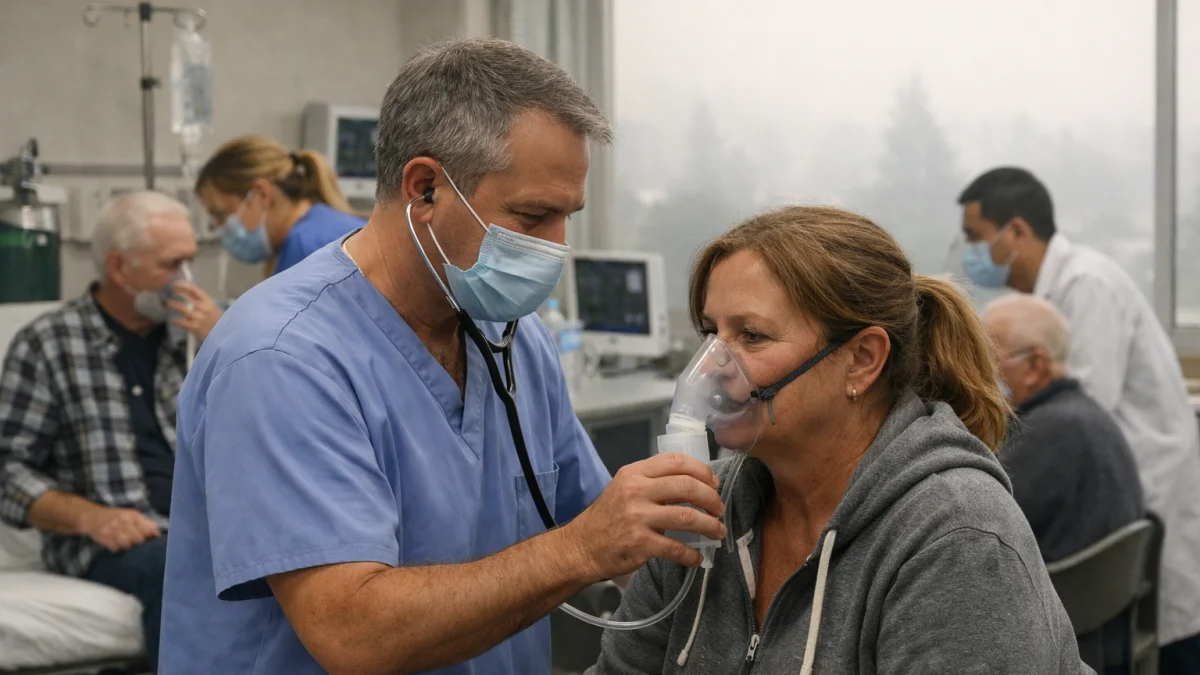 Officials Report Rise in Respiratory Cases Linked to Wildfire Smoke in Western States