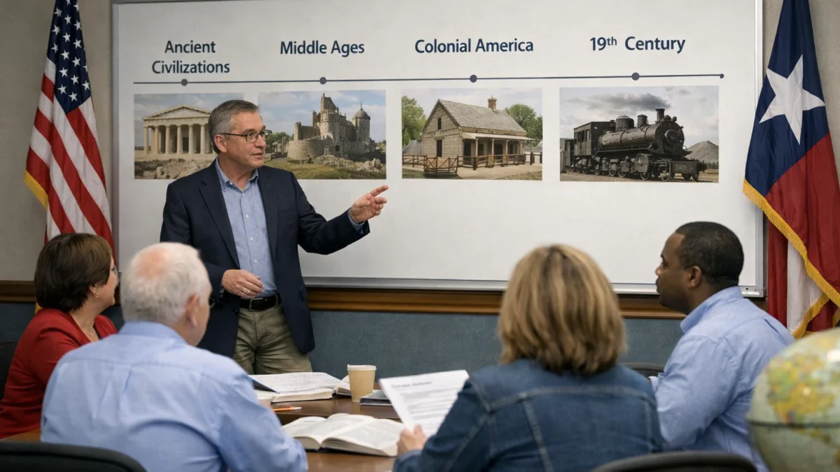 Texas Implements New Chronological Approach to Teaching History in Public Schools