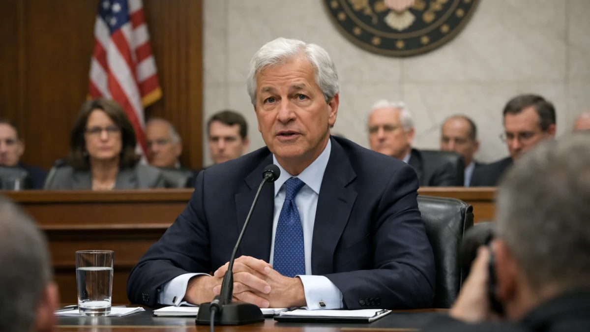 JPMorgan Chase Executive Testifies Before Congress on Financial Regulations