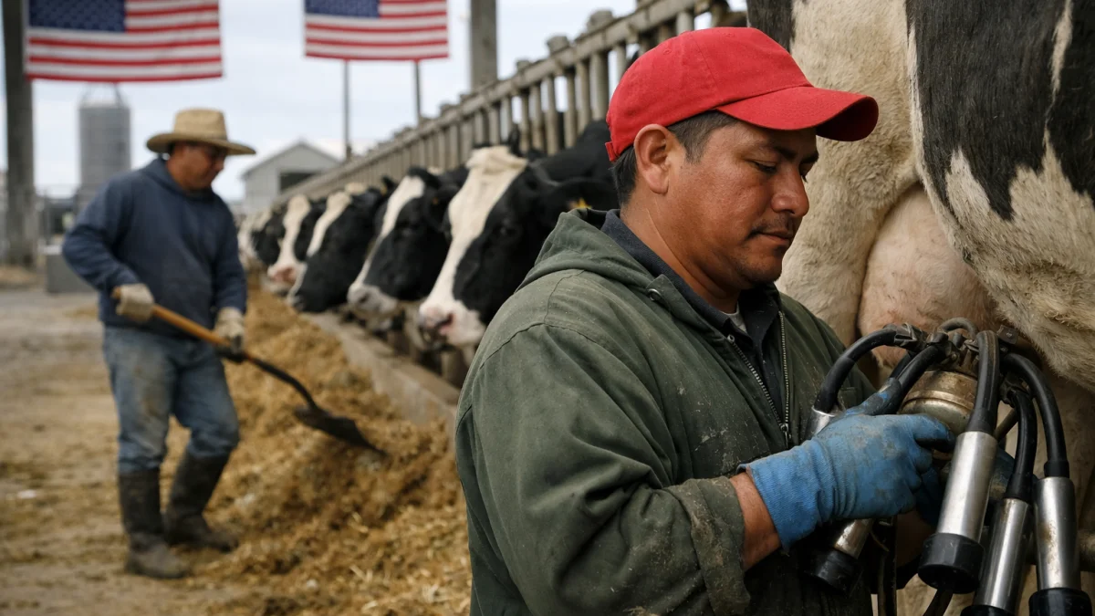 US Dairy Farms Gain Limited Migrant Labor Pathway Under Administration Policy