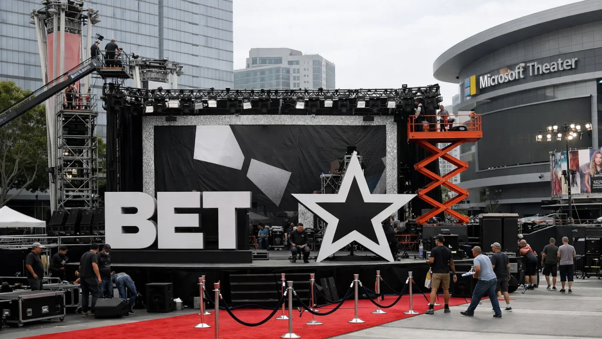 BET Awards Preparations Underway in Los Angeles With Star Studded Lineup