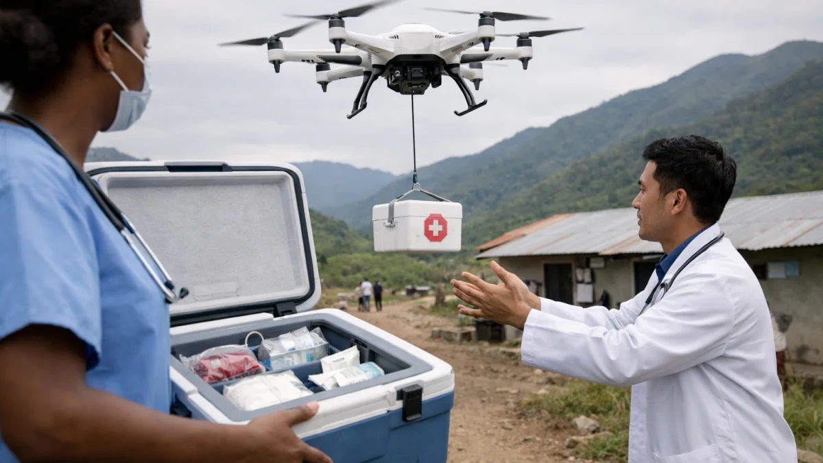 Drone Delivery Services Expand Medical Supply Access in Remote Areas