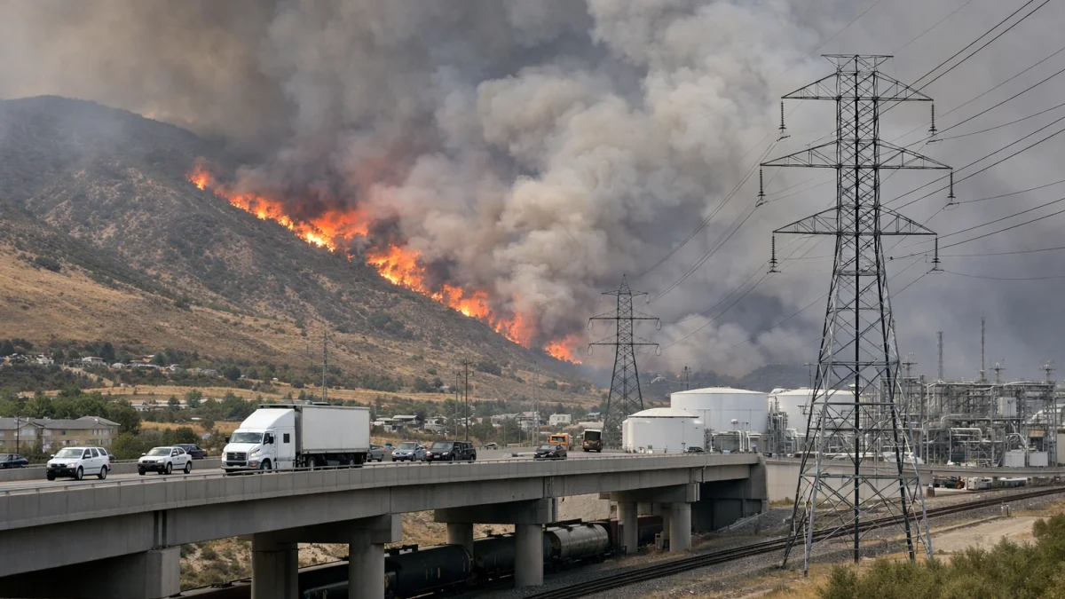 Why Utah's Expanding Wildfires Highlight Growing Climate Risks to Western Infrastructure