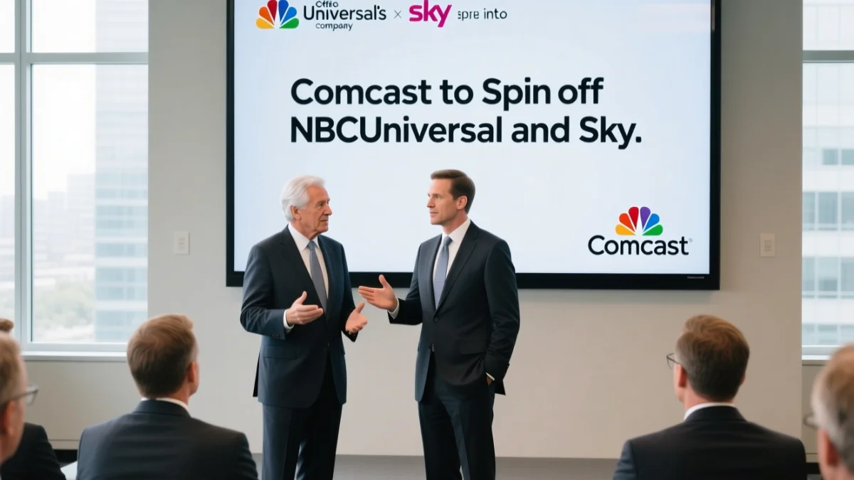 Comcast Announces Spinoff of NBCUniversal and Sky into Separate Company