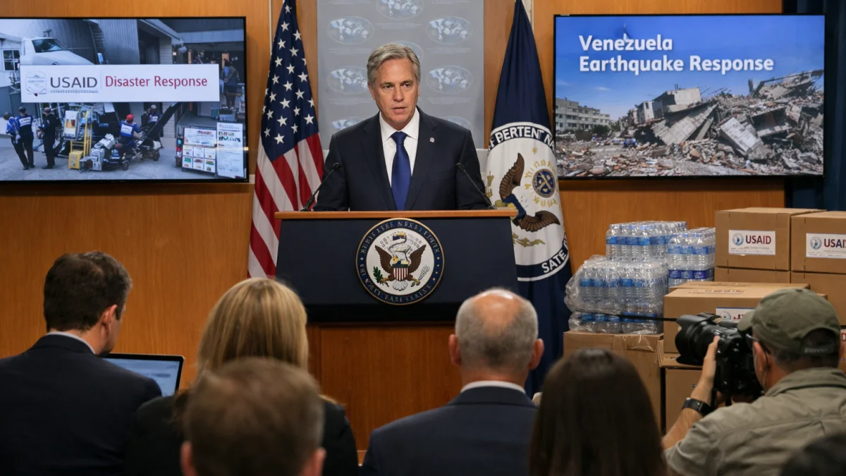 US State Department Updates Venezuela Earthquake Relief Effort Response