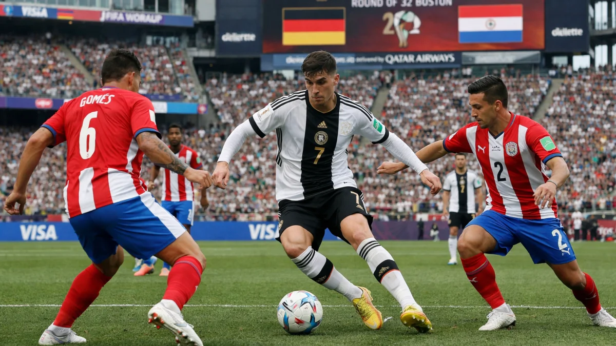 Germany Takes on Paraguay in World Cup Round of 32 in Boston
