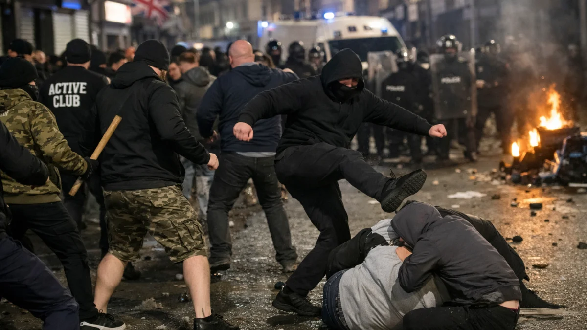 Far-Right Active Clubs Linked to Racist Mob Violence in Belfast