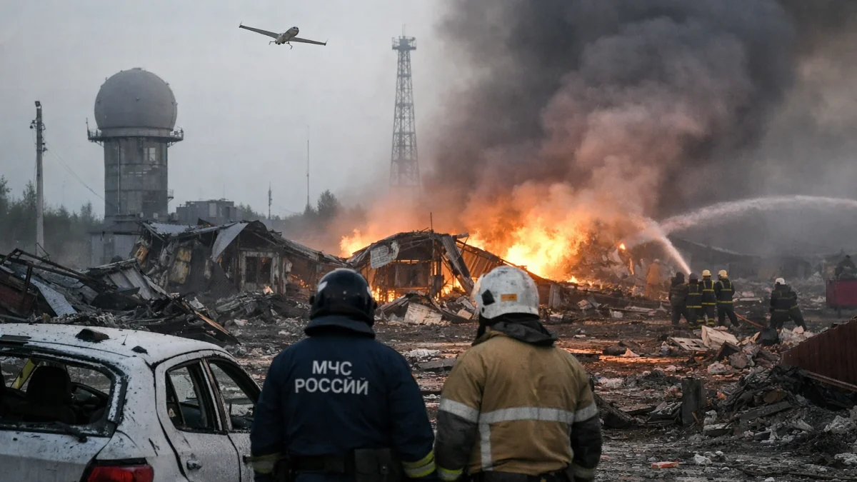 Ukraine Launches Massive Multi-Region Drone Strike Against Russia