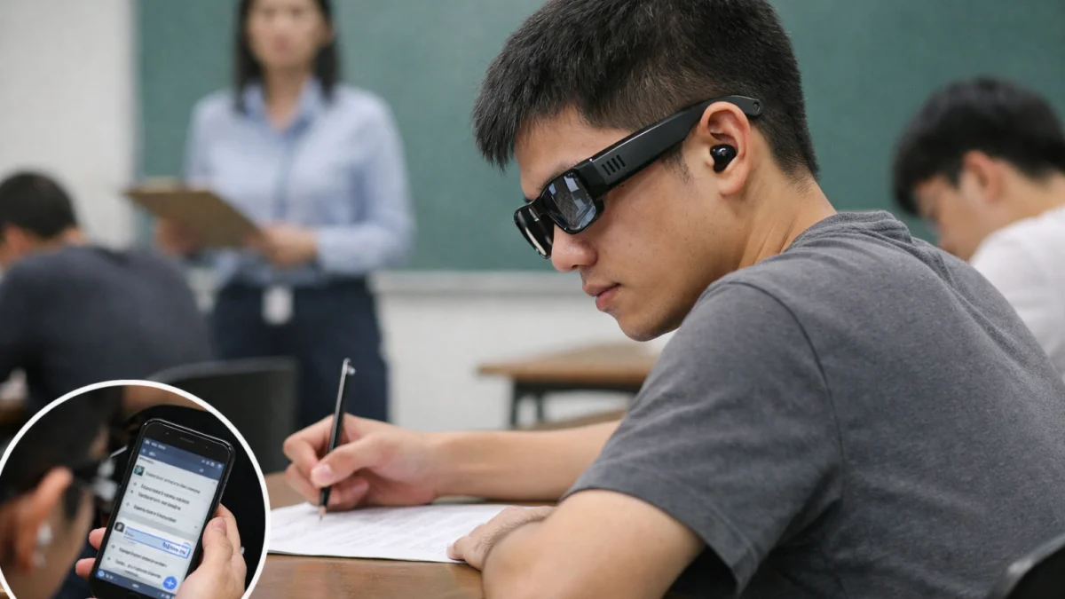 AI Glasses Enable Exam Cheating in Asia, Raising Education Security Concerns
