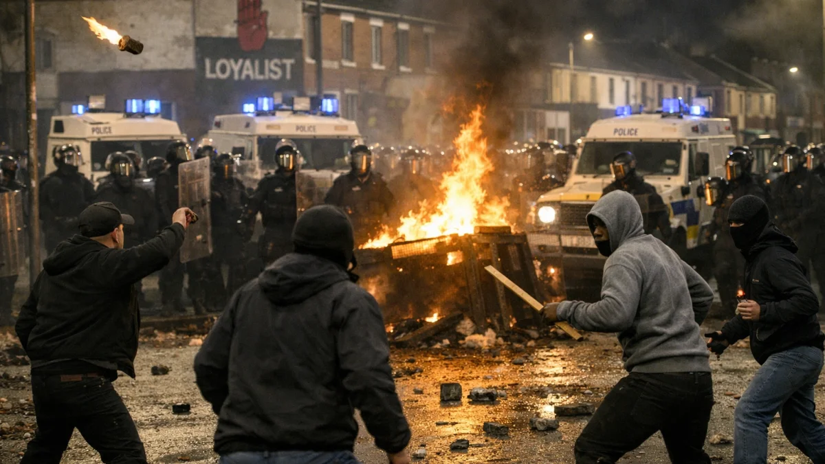 Belfast Race Riots Draw Scrutiny From US Experts on Far-Right Networks