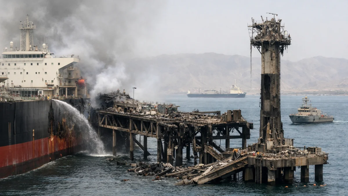 Oil Price Recovery Stalls as Iran Conflict Damages Strait Infrastructure