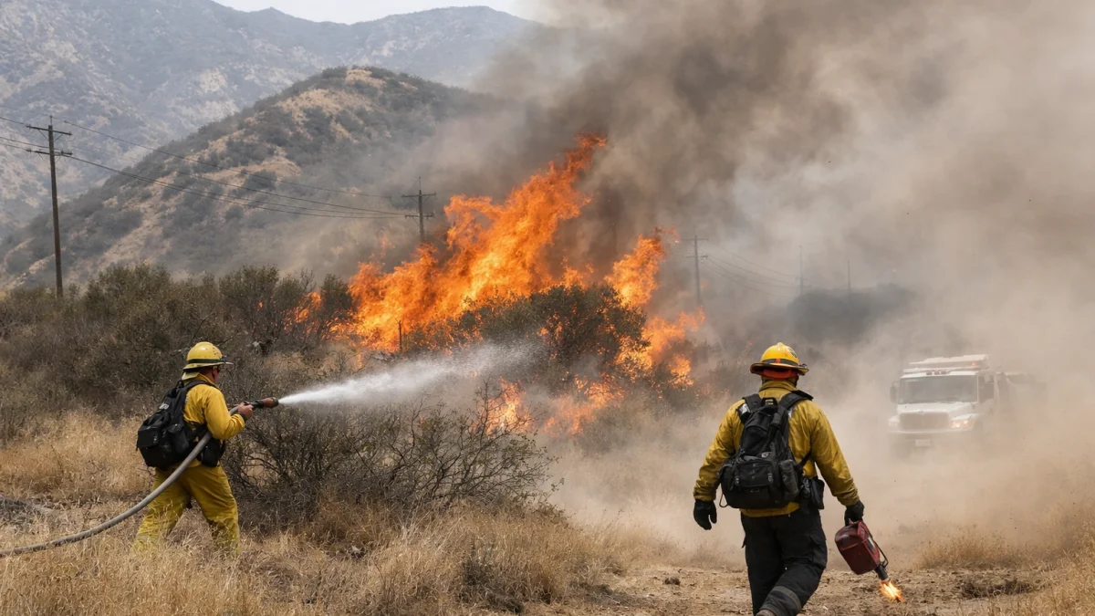 Western Wildfire Season Escalates With Record Low Humidity and High Winds