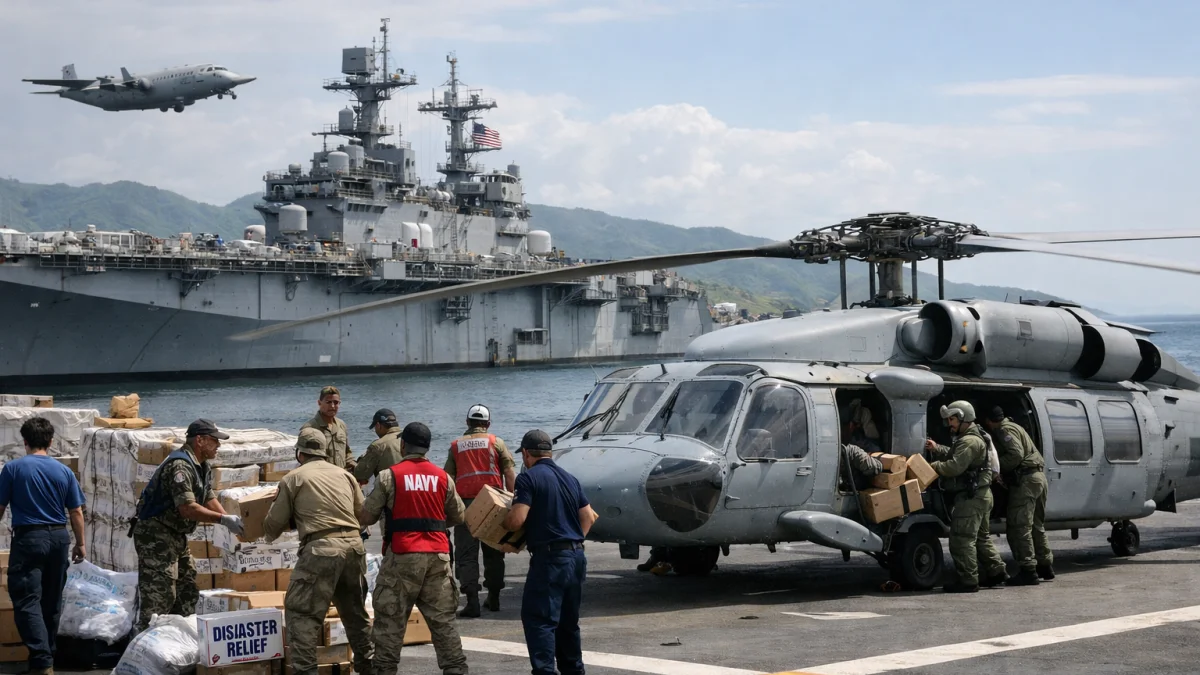 US Deploys Navy Ships and Military Aircraft to Support Venezuela Earthquake Relief