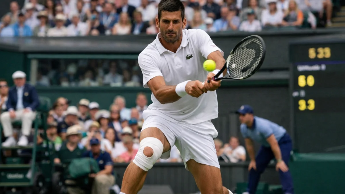 Novak Djokovic Begins New Wimbledon Campaign on Opening Day