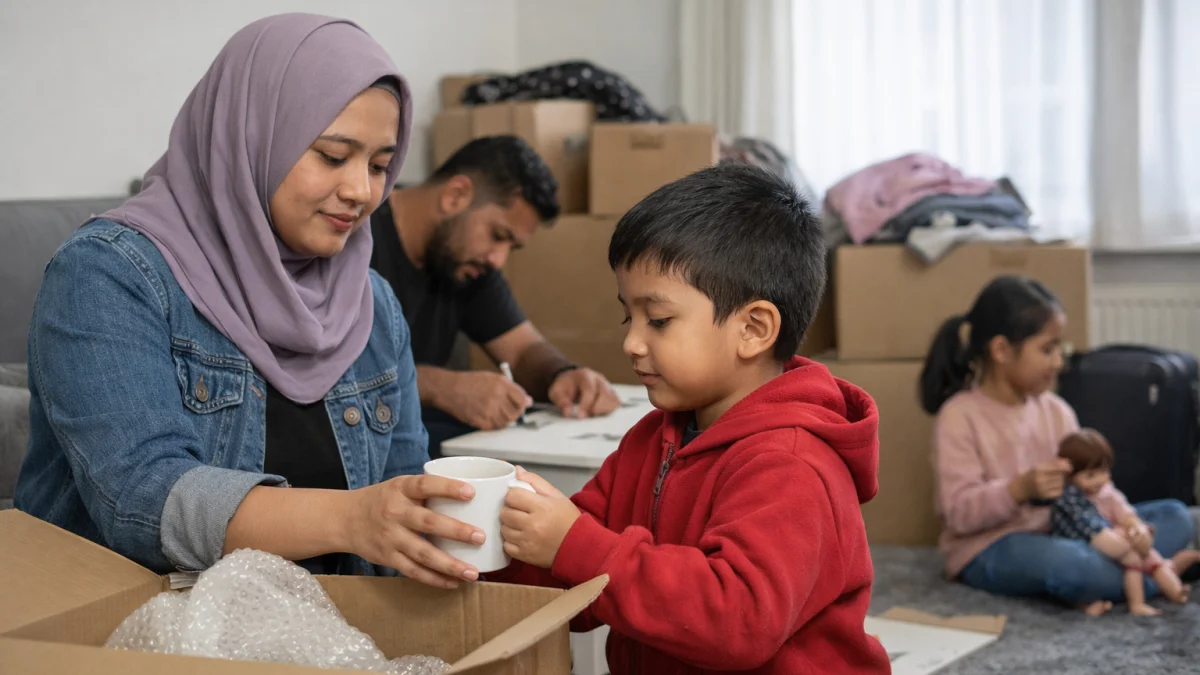 Ethnic Minority Families Displaced by Belfast Riots Rebuild Their Lives