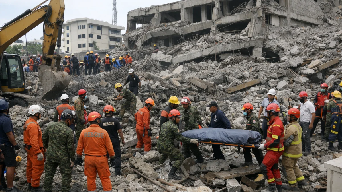 Philippines Building Collapse Death Toll Rises to 21