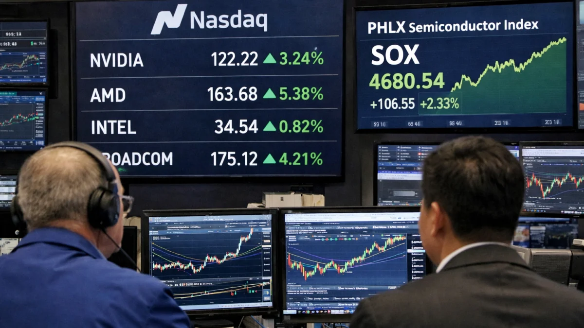 Chip Stocks Close Out Strongest First Half on Record