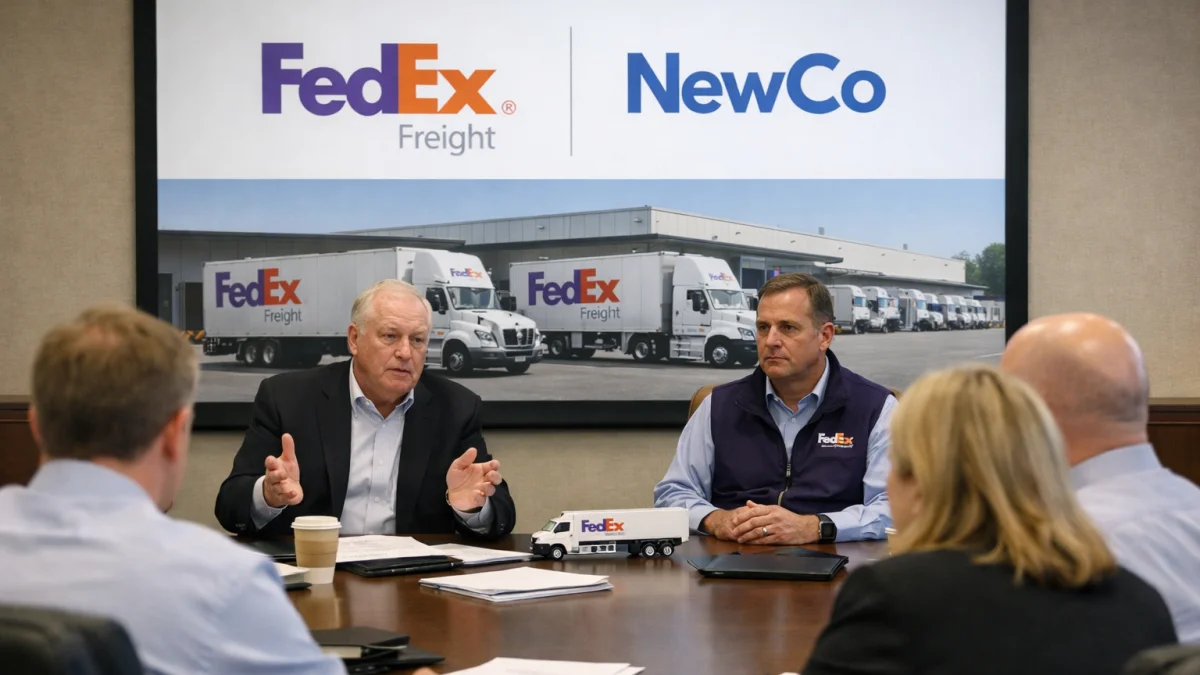FedEx Freight Advances Plans for Independent Spinoff