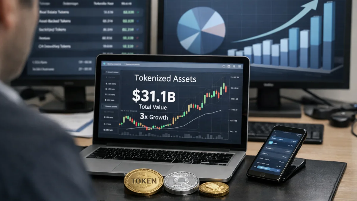 Tokenization Industry Assets Triple to Over $31 Billion