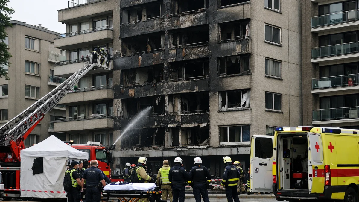 Fire at Antwerp Apartment Block Kills at Least Six Residents