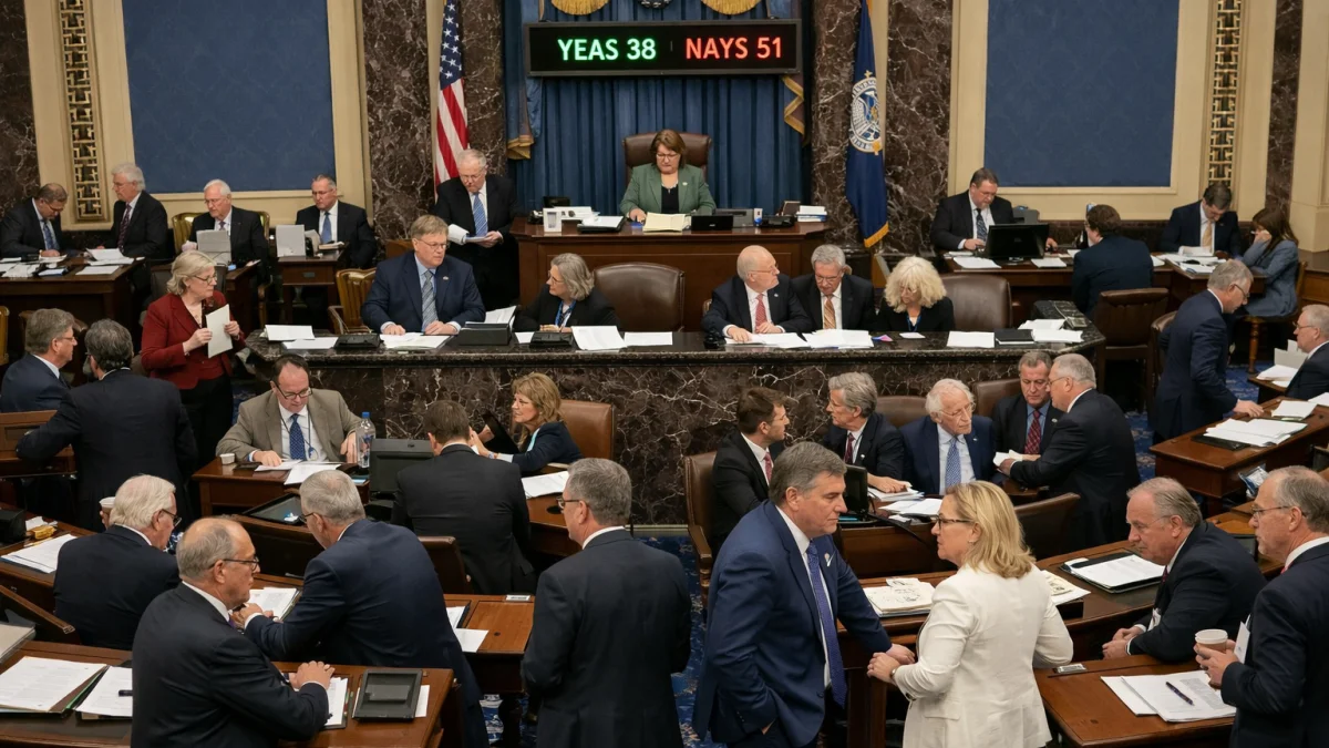 Senate Continues Vote-a-Rama on Major Spending Bill