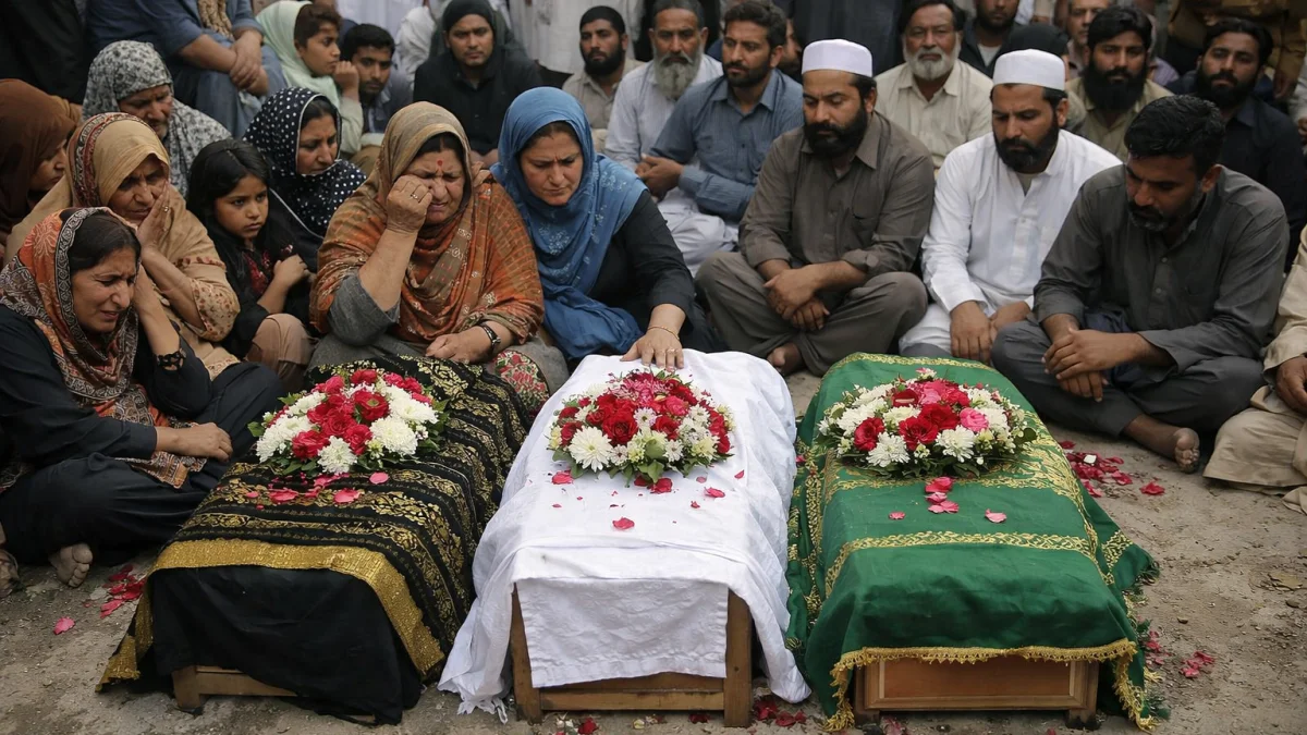 Mourners Attend Funerals for Pakistani Children Killed in Collapse