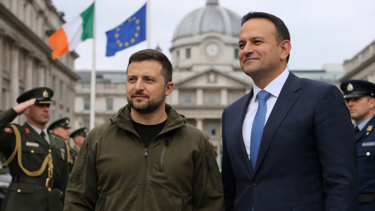 Zelensky Visits Dublin as Ireland Begins EU Presidency