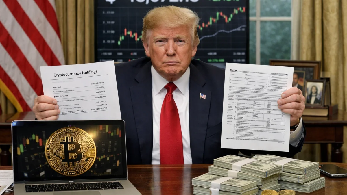 Trump Reports Over One Billion Dollars in Crypto Earnings Last Year